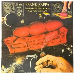Frank Zappa One Size Fits All Vinyl LP 1975 Original First Press DiscReet 2216